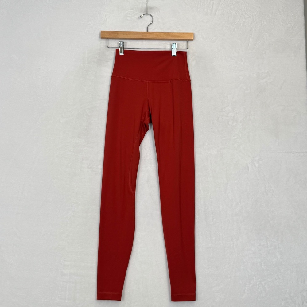 Lululemon Red Align High-Rise Leggings Size‎ 2